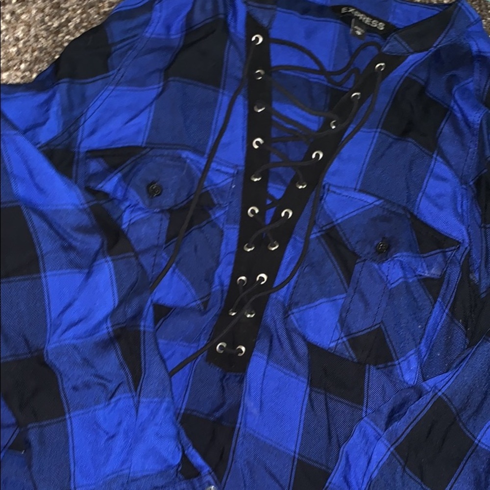 Express Lace Up Flannel